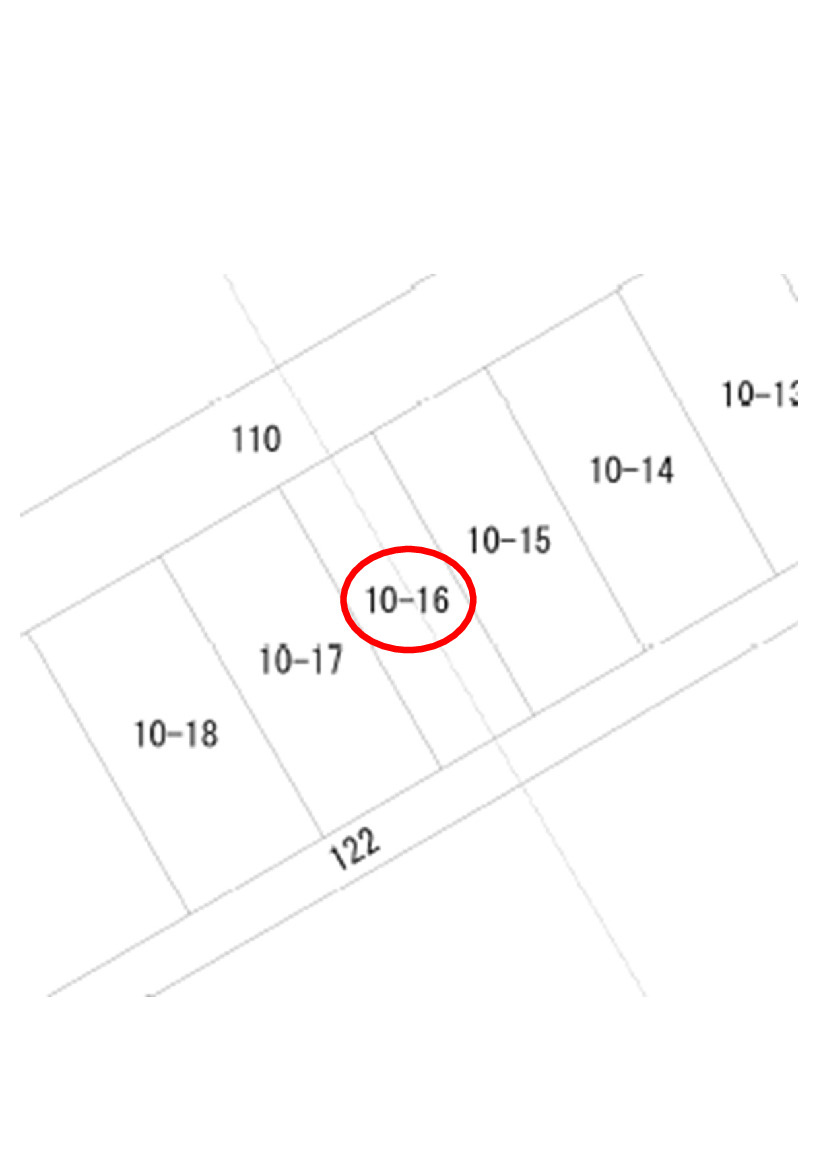 東脇町3丁目売地の土地図