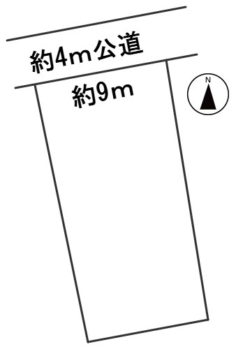 ６５５１１　岐阜市菊井町土地の区画図