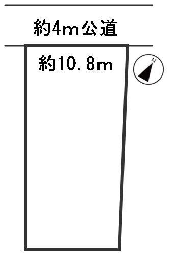 ６５５１１　岐阜市菊井町土地の区画図