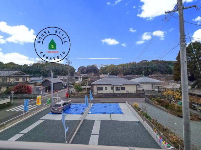 菊池郡大津町杉水第1-3棟（B号棟）の展望|眺望や窓からの景色が良いと、家で過ごす時間も快適です。