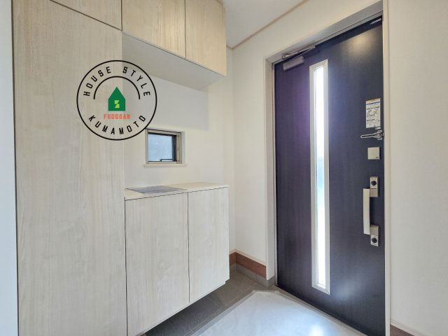 菊池郡大津町杉水第1-3棟（B号棟）の防犯設備|二重ロックでしっかり防犯対策ができます。