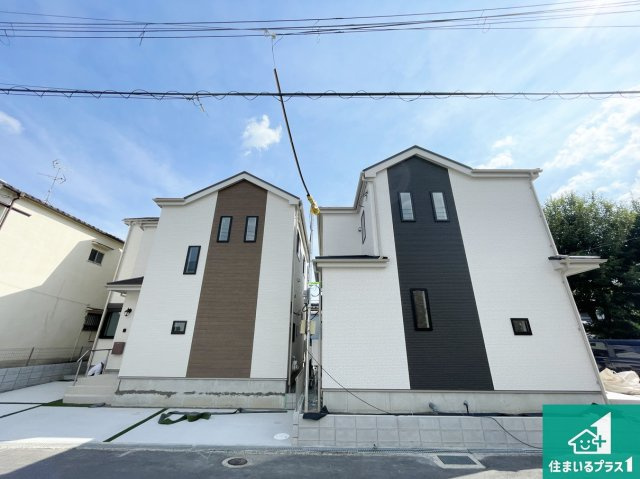 枚方市北楠葉町　新築一戸建ての外観|お客様に長く安心して住んでいだだける事にこだわった家づくり！住んでからのアフターサービスにもしっかりと取り組んでいます！