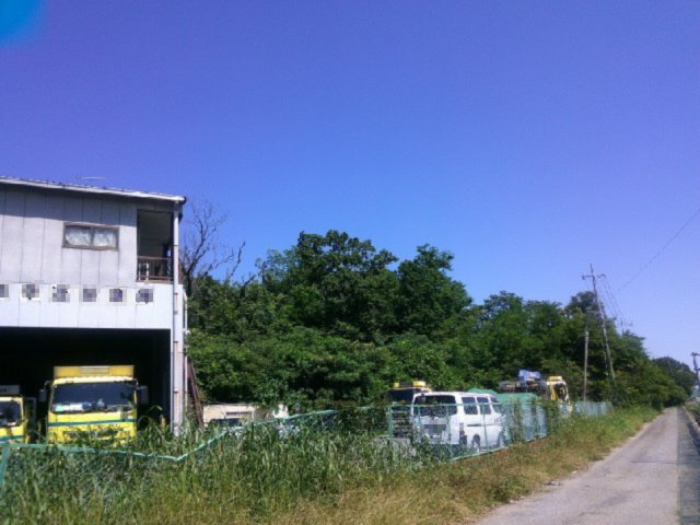 野田市船形の倉庫の周辺