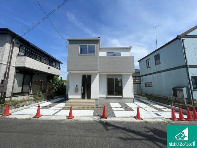 湖南市下田　第2期　新築一戸建ての外観|お客様に長く安心して住んでいだだける事にこだわった家づくり！住んでからのアフターサービスにもしっかりと取り組んでいます！