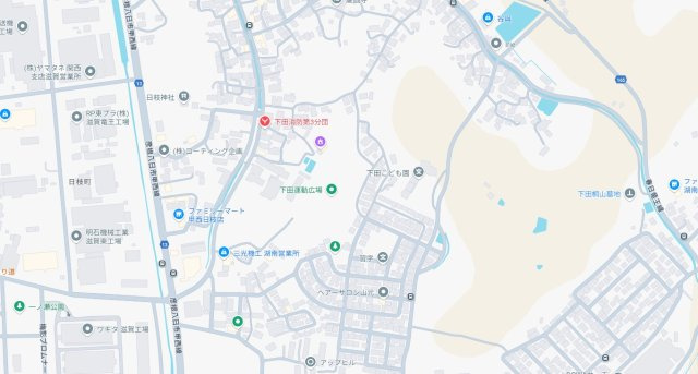 湖南市下田　第2期　新築一戸建ての地図