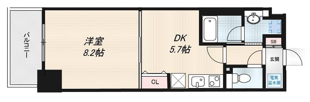 アーバンステージ安堂寺Iの間取り