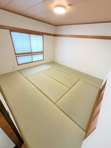 【和室】 | 仲介手数料無料！常盤小学校に通えるリフォーム済み中古住宅！宇部市西岐波 | 和室があれば客間としても活用できます