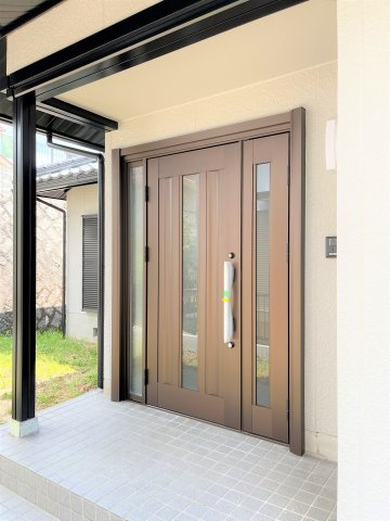 【エントランス】 | 仲介手数料無料！常盤小学校に通えるリフォーム済み中古住宅！宇部市西岐波 | 玄関です