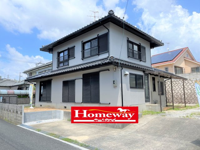 【外観】 | 仲介手数料無料！常盤小学校に通えるリフォーム済み中古住宅！宇部市西岐波 | かわいいお家になって誕生しました