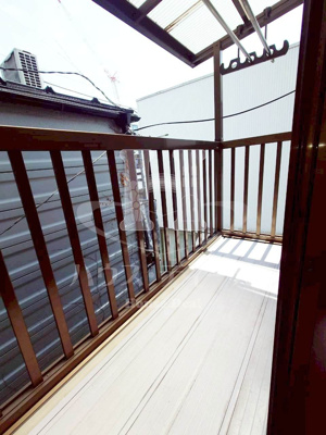 【バルコニー】 | 石井邸 | 落ち着いた時間を過ごせるバルコニーです