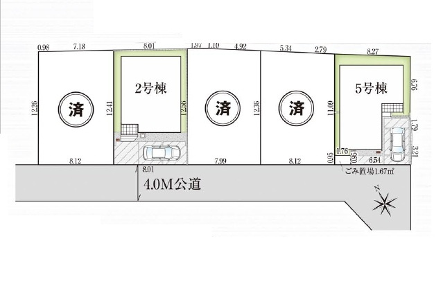 【区画図】 | 朝霞市膝折町18期　全5棟　5号棟 | 5号棟