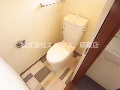 【トイレ】 | 第一フラワーコーポ | 落ち着いたトイレです