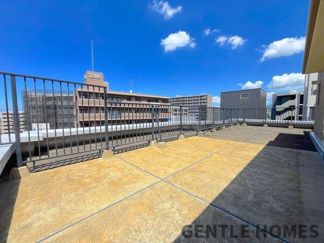 エバーライフ春日公園のバルコニー