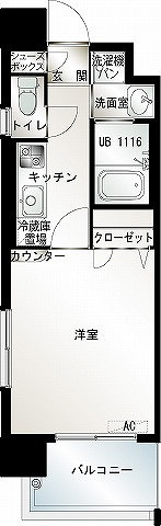 【間取り】 | 仲介手数料半額！HPに初期費用掲載！「プライスホーム」で検索！エンクレスト薬院