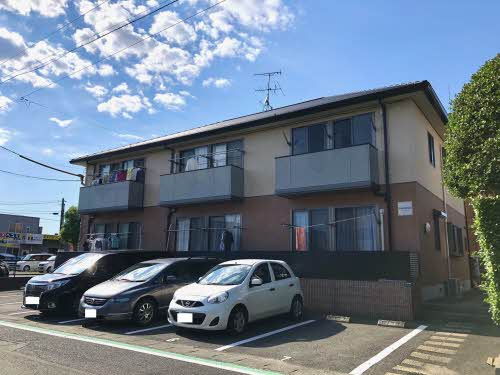 熊本市南区平成１丁目のアパートの外観