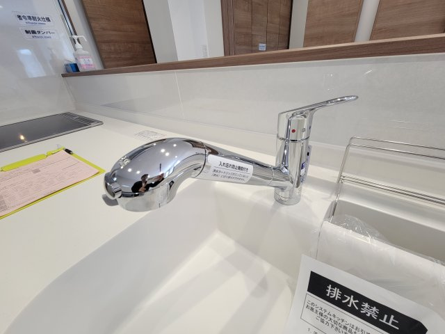 宮崎市恒久南3丁目Ⅱ期(2号棟)の設備|使いやすいキッチン水栓です。
