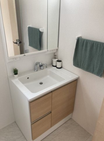 新築戸建　柏市松葉町３丁目の洗面所