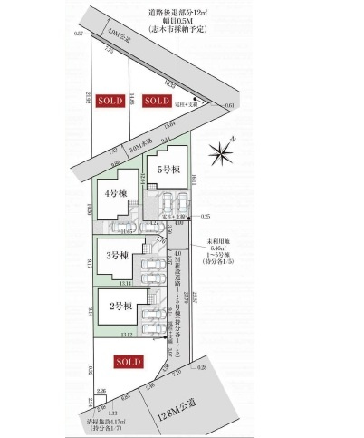 【区画図】 | 志木市中宗岡16期　全7棟　3号棟 | 3号棟