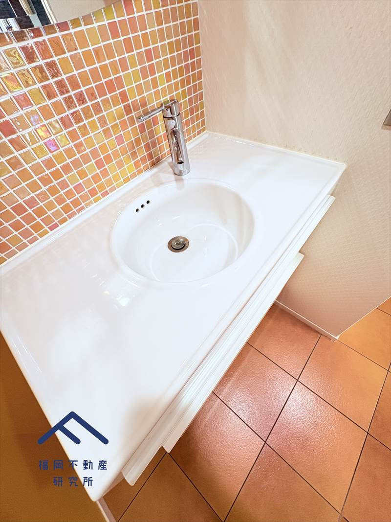 ダイアパレス西長住の独立洗面台