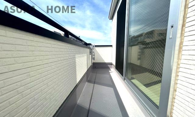 境之谷中古戸建のバルコニー