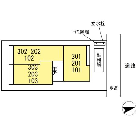 ヴァルトベルク新守の駐車場