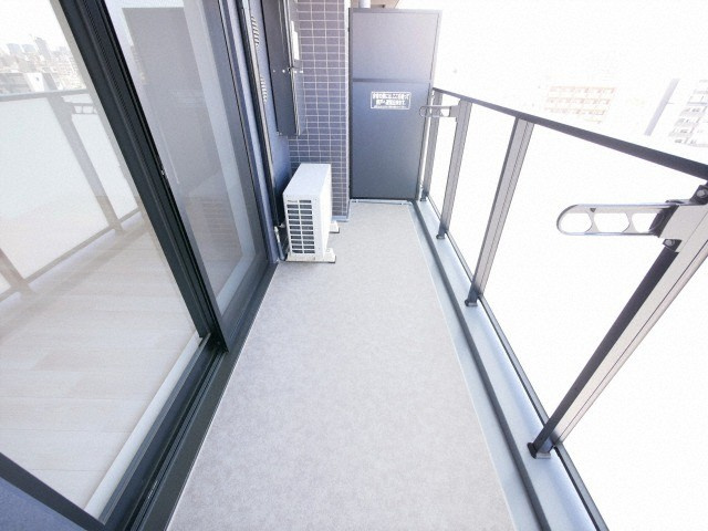 大阪市天王寺区舟橋町の賃貸マンションのバルコニー