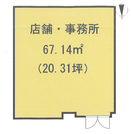 【間取り】 | アミアミマンション　阿弥路面店舗