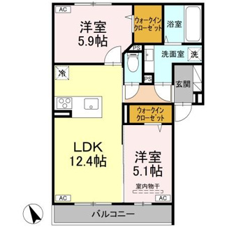 【間取り】 | D-residence東川口　S
