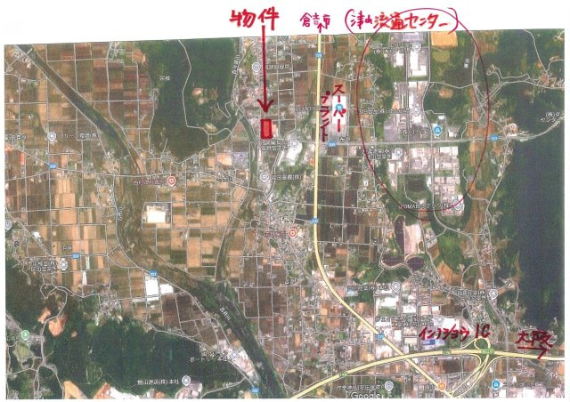 鏡野町　古川　売土地　2,465坪