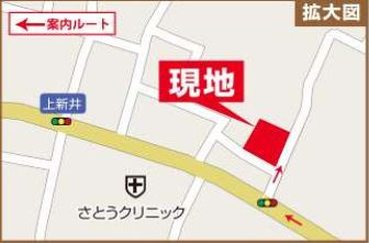 所沢市上新井　新築戸建　全8棟　G号棟の地図