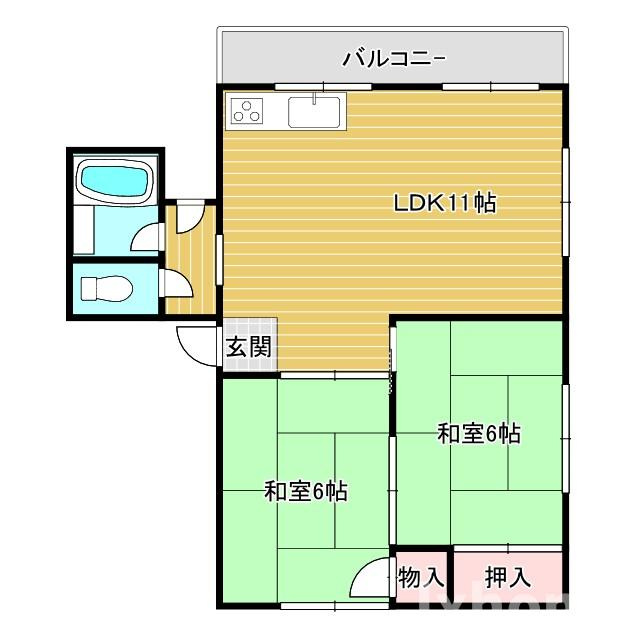 井上マンションの間取り