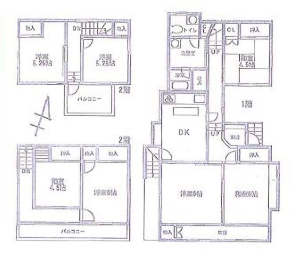 7LDK  陽当良好な戸建の間取り|導線を考えられた間取り