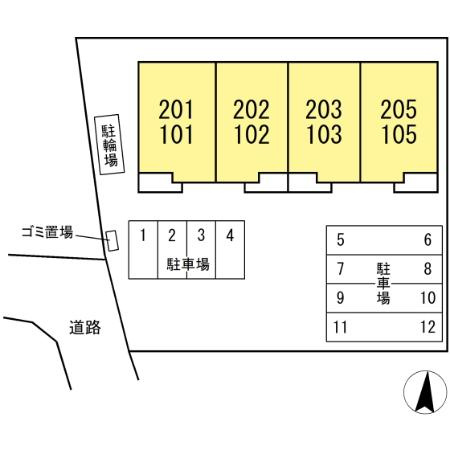 La mer Kou（ラ・メール コウ）の駐車場