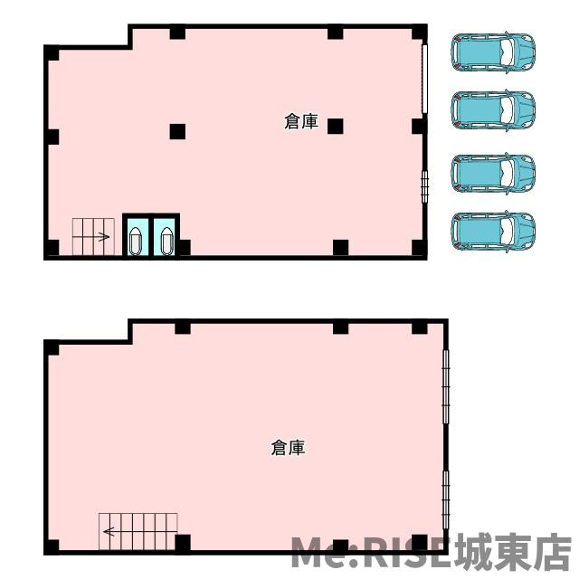 南寺方北通2丁目倉庫の間取り