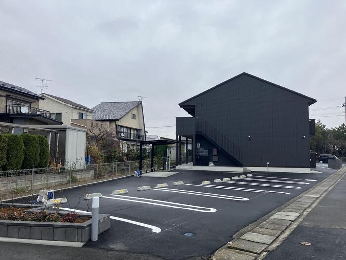 リュミエール太田の駐車場