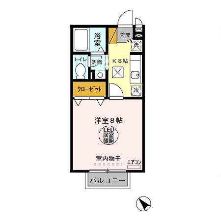 グリーンパレスＨＩＲＯＳＥ 壱番館の間取り