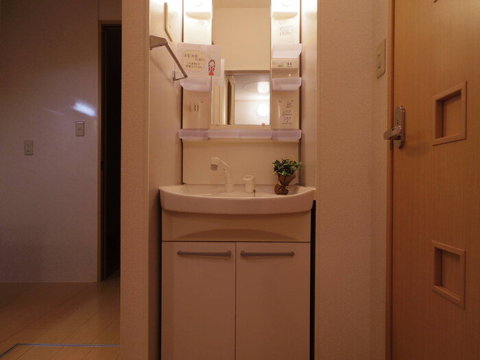 グリーンパレスＨＩＲＯＳＥ 壱番館の独立洗面台|洗髪洗面化粧台