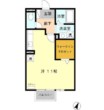 シャルム Ｂの間取り