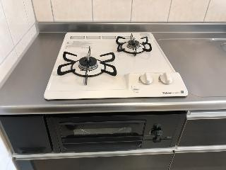 熊本市東区江津１丁目のアパートのキッチン