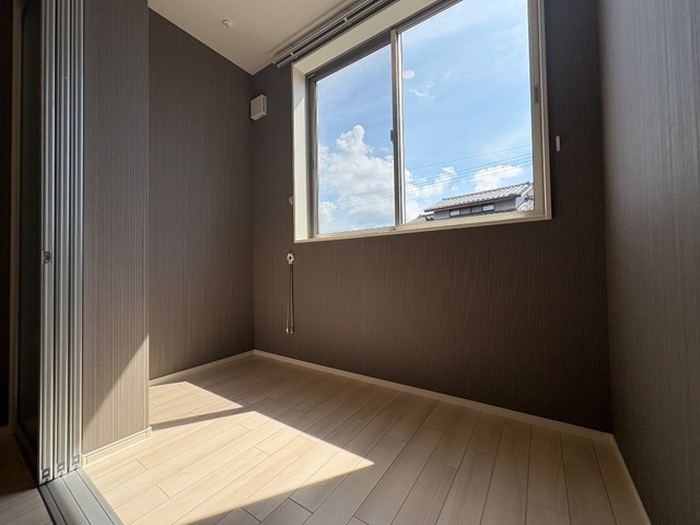 熊本市東区江津１丁目のアパートのバルコニー