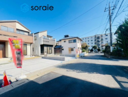 入間市久保稲荷1丁目　全3棟　新築戸建の前面道路含む現地写真|11/16　撮影