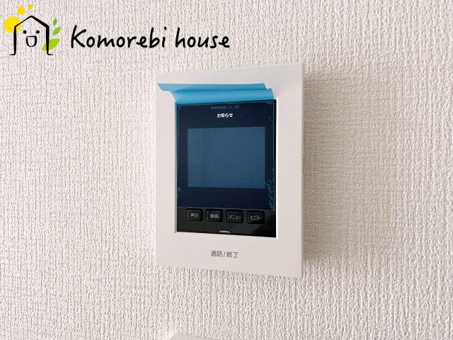 さいたま市西区指扇　15期　新築一戸建て　LIGARE　02の防犯設備|モニター付インターホンです