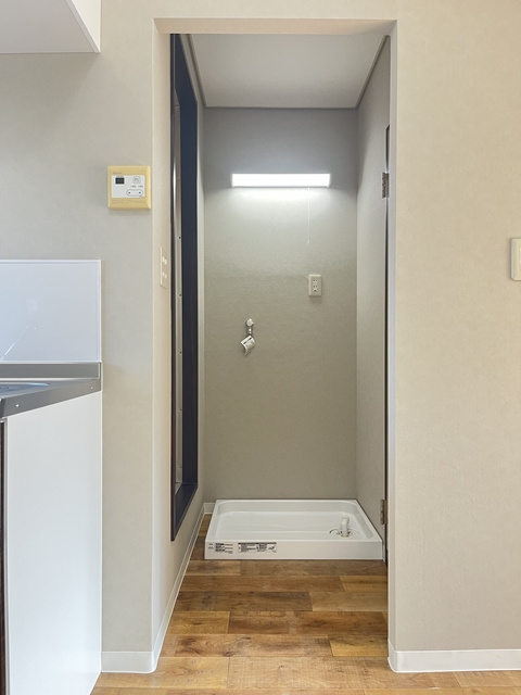 ハイツ常松の玄関