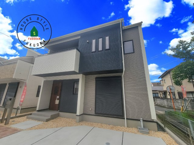 福岡市早良区重留7丁目第1-6棟（3号棟）の外観|デザイン性のある外観です。