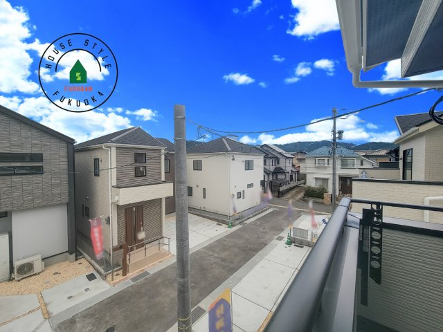 福岡市早良区重留7丁目第1-6棟（3号棟）の展望|窓から緑が見える物件も魅力的です。