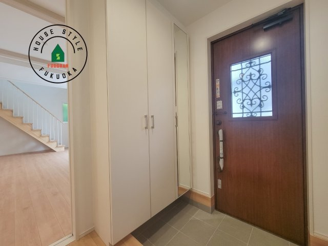 福岡市早良区重留7丁目第1-6棟（3号棟）の防犯設備|二重ロックでしっかり防犯対策ができます。