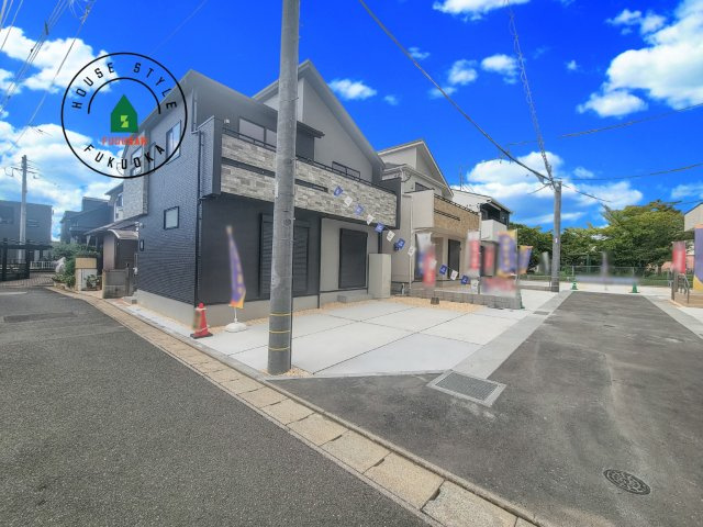 福岡市早良区重留7丁目第1-6棟（3号棟）の前面道路含む現地写真|見学の時間などお気軽にお問い合わせ下さい。