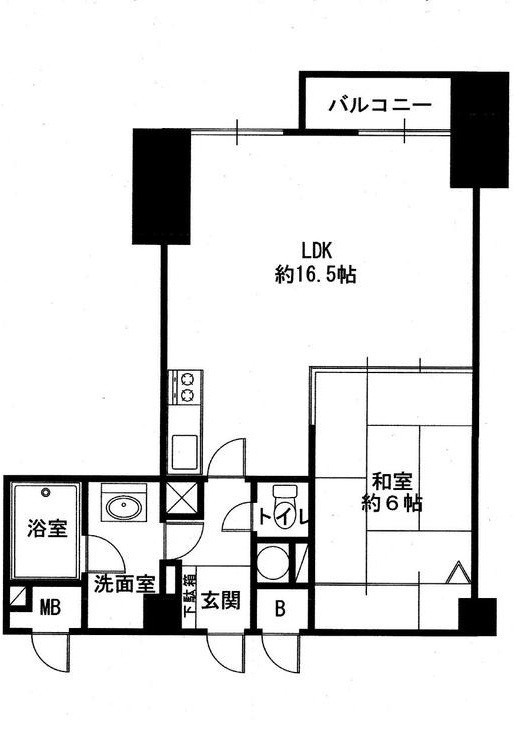 チサンマンション広島の間取り