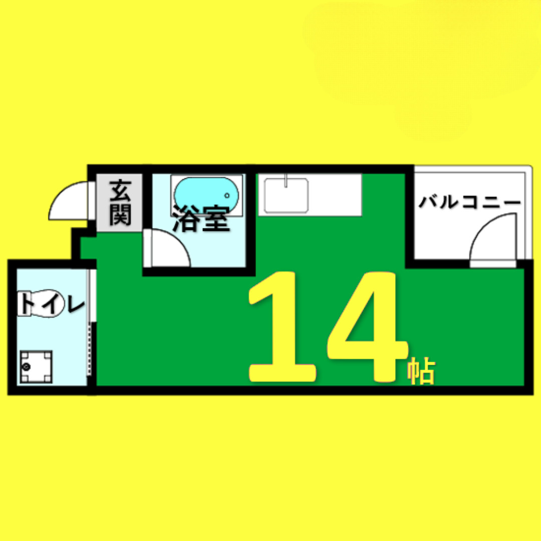 クレイタスパークV　名古屋市賃貸　仲介手数料無料の間取り