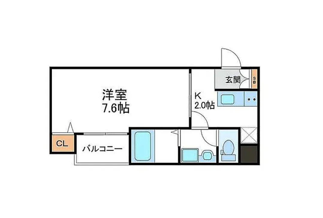 大阪市淀川区塚本4丁目　一棟売アパートの間取り